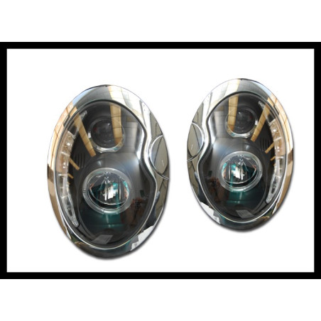 Fari Day Light Mini R50 / R52 / R53 '01/'05 Black (Cod. E-FAMI006)