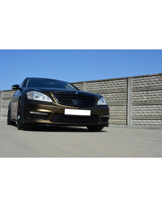 SPLITTER ANTERIORE MERCEDES S-CLASS W221 AMG (Cod. M-ME-S-W221-AMG-FD1G)