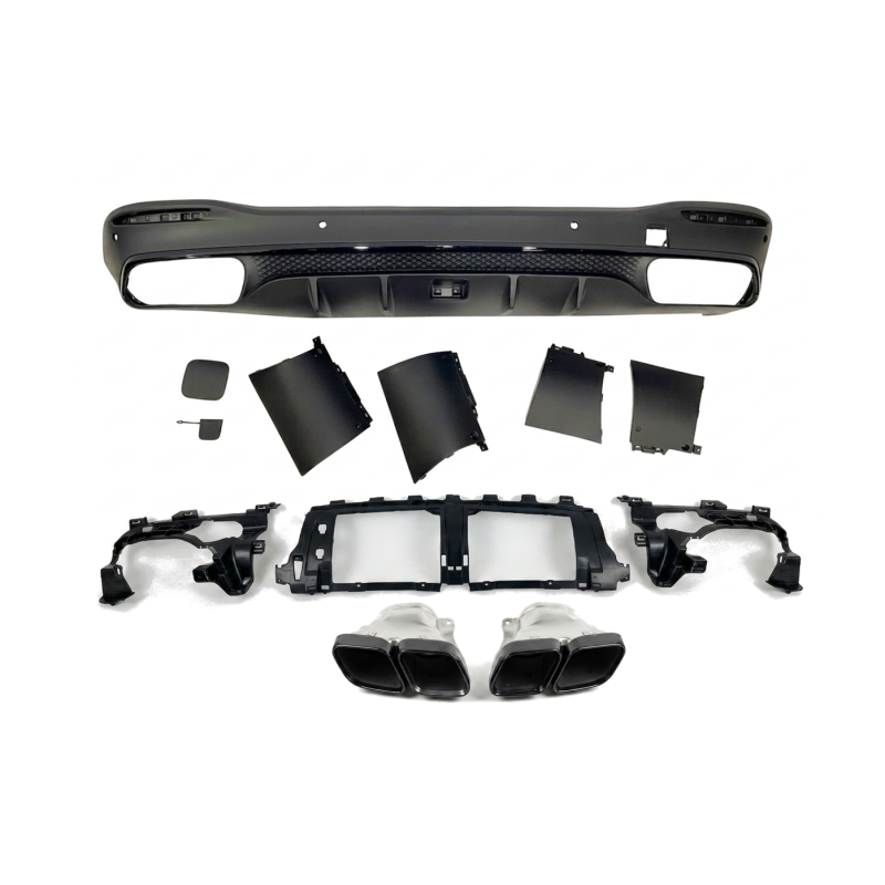 Diffusore Posteriore Mercedes W167 / X167 GLE / GLS Look 63 2020-2025 (Cod. E-TCM0468)