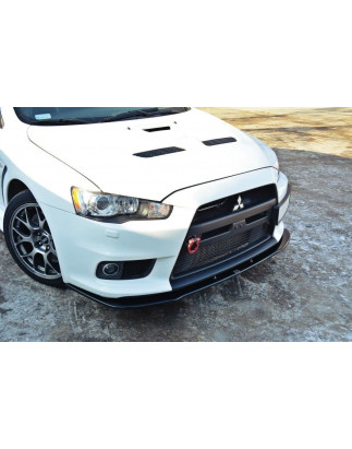 SPLITTER ANTERIORE V.1 Mitsubishi Lancer Evo X (Cod. M-MI-LA-10-EVO-FD1G)