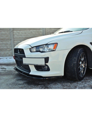 SPLITTER ANTERIORE V.1 Mitsubishi Lancer Evo X (Cod. M-MI-LA-10-EVO-FD1G)