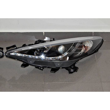 Fari Day Light Peugoet 207 Nero (Cod. E-FAP0087)