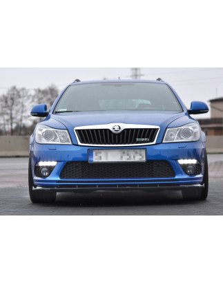 SPLITTER ANTERIORE V.1 Skoda Octavia RS Mk2 FL (Cod. M-SK-OC-2F-RS-FD1G)