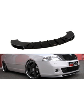 SPLITTER ANTERIORE OCTAVIA 2, FIT ONLY FOR OCTAVIA 2 RS PREFACE MODEL (Cod. M-SK-OC-2-RS-FD1G)