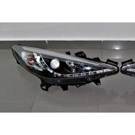 Fari Day Light Peugoet 207 Nero (Cod. E-FAP0087)