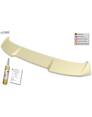 Spoiler tetto RDX per VW Sharan 7N 2010-2022 & SEAT Alhambra 7N 2010-2022 Rear Wing  (Cod. R-RDDS174