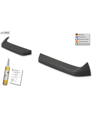 Spoiler tetto RDX per FORD Transit Custom / Tourneo Custom (2023+) & VW Transporter / Shuttle / Cara