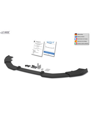 Spoiler paraurti per AUDI A3 8V7 Convertible Convertible / S3 Convertible Convertible (S-Line- / S3 