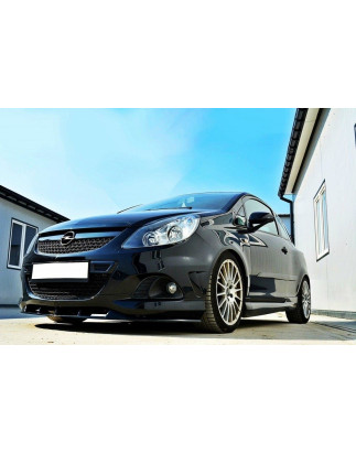SPLITTER ANTERIORE OPEL CORSA D NURBURG (FOR OPC / VXR paraurti) (Cod. M-OP-CO-D-OPC-NRB-FD1G)