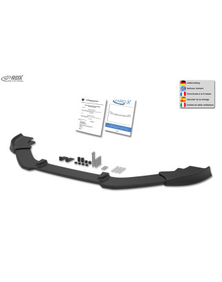 Spoiler paraurti per SKODA Fabia 2 Typ 5J 2010+ (also for Roomster & Praktik)  (Cod. R-RDFAVX30518)