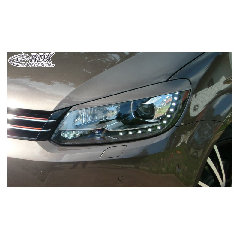 Palpebre fari per VW Touran 1T Facelift (2010-2015) / Caddy 2K (2010-2015) (Cod. R-RDSB122)