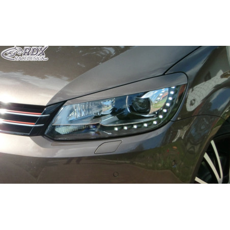 Palpebre fari per VW Touran 1T Facelift (2010-2015) / Caddy 2K (2010-2015) (Cod. R-RDSB122)