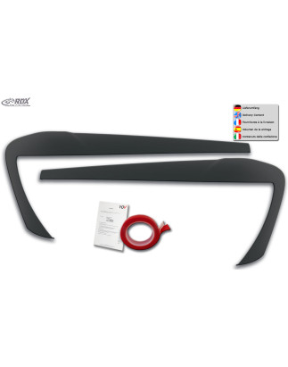 Palpebre fari per BMW X3 F25 LCI & X4 F26 (2014-2018) Light Brows (Cod. R-RDSB134)