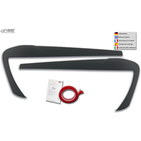 Palpebre fari per BMW X3 F25 LCI & X4 F26 (2014-2018) Light Brows (Cod. R-RDSB134)