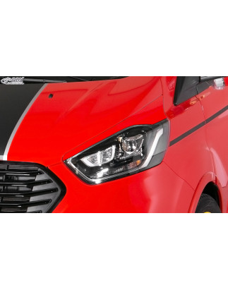 Palpebre fari per FORD Transit Custom & Tourneo Custom (2018+) Light Brows (Cod. R-RDSB157)