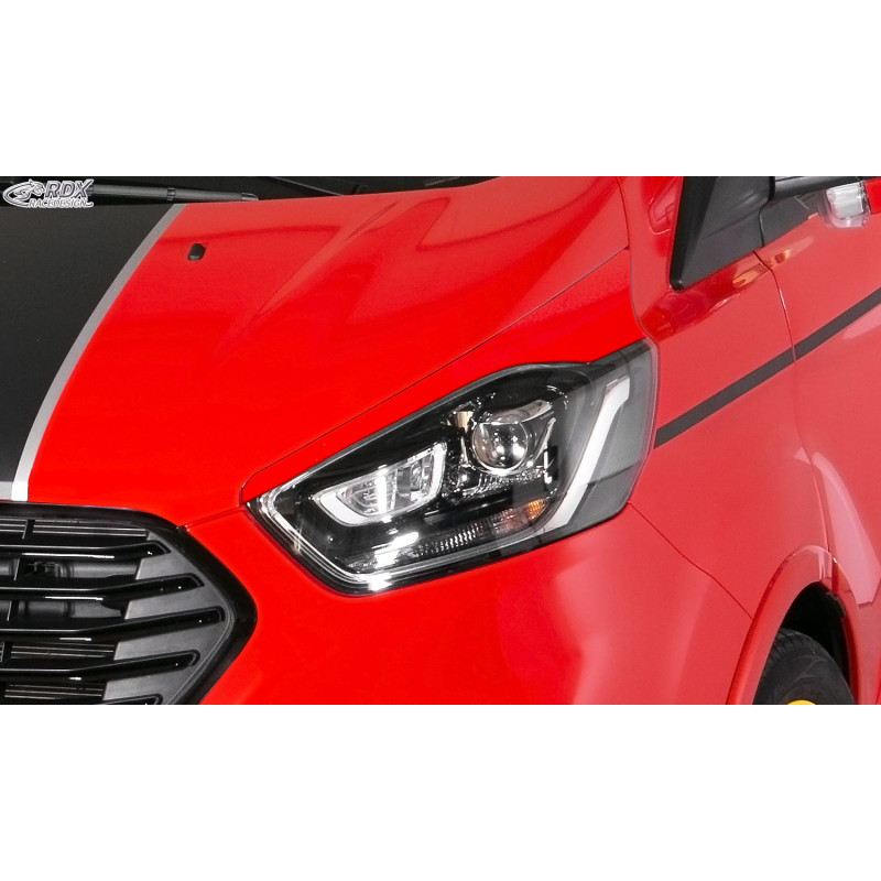 Palpebre fari per FORD Transit Custom & Tourneo Custom (2018+) Light Brows (Cod. R-RDSB157)