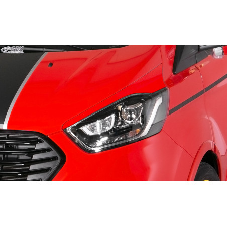 Palpebre fari per FORD Transit Custom & Tourneo Custom (2018+) Light Brows (Cod. R-RDSB157)