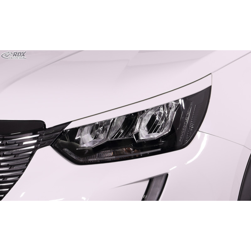 Palpebre fari per PEUGEOT 208 & 2008 (U / 2019+) Light Brows (Cod. R-RDSB193)