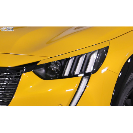 Palpebre fari per PEUGEOT 208 & 2008 (U / 2019+) Light Brows (Cod. R-RDSB193)