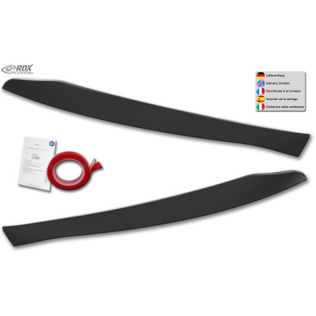 Palpebre fari per MERCEDES GLC X253 & GLC Coupe C253 (204X | 2019-2023) Light Brows (Cod. R-RDSB215)