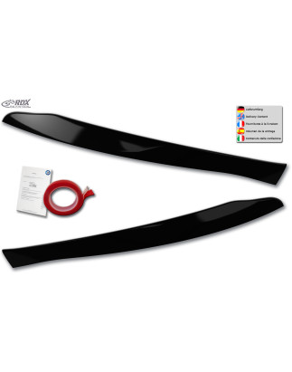 Palpebre fari per MERCEDES GLC X253 & GLC Coupe C253 (204X | 2019-2023) nero lucido (Cod. R-RDSB215-