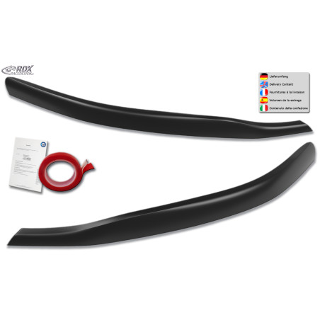 Palpebre fari per FORD Transit Custom & Tourneo Custom (for Halogen/ 2023-present) Light Brows (Cod.