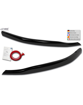 Palpebre fari per FORD Transit Custom & Tourneo Custom (for Halogen/ 2023-present) nero lucido (Cod.