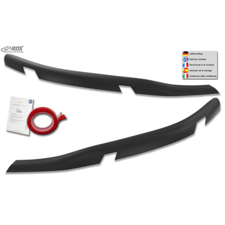 Palpebre fari per FORD Tourneo Custom & Transit Custom (for LED/ 2023-present) Light Brows (Cod. R-R