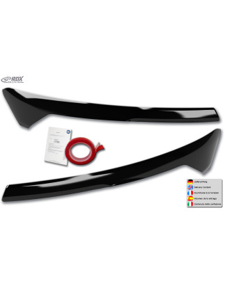 Palpebre fari per FORD Transit Courier & Tourneo Courier (N1P / N3P | 2024+) nero lucido (Cod. R-RDS
