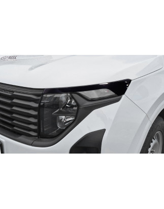 Palpebre fari per FORD Transit Courier & Tourneo Courier (N1P / N3P | 2024+) nero lucido (Cod. R-RDS