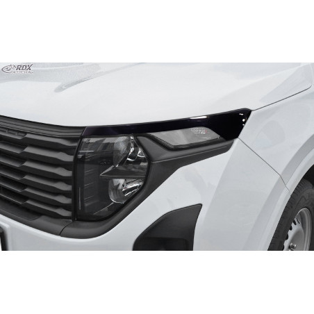 Palpebre fari per FORD Transit Courier & Tourneo Courier (N1P / N3P | 2024+) nero lucido (Cod. R-RDS