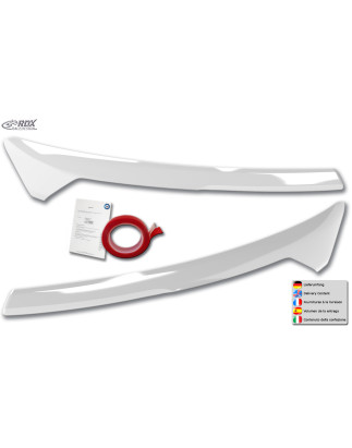 Palpebre fari per FORD Transit Courier & Tourneo Courier (N1P / N3P | 2024+) bianco lucido (Cod. R-R