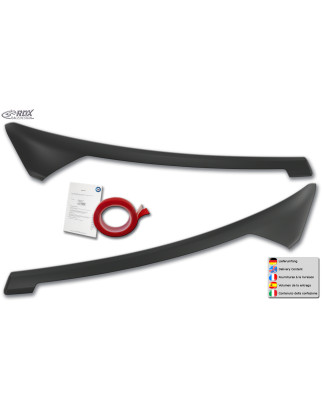 Palpebre fari per FORD Transit Courier & Tourneo Courier (N1P / N3P | 2024+) Light Brows (Cod. R-RDS