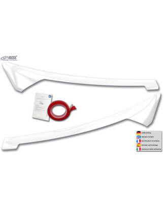 Palpebre fari per FORD Transit Courier & Tourneo Courier (N1P / N3P | 2024+) bianco lucido (Cod. R-R
