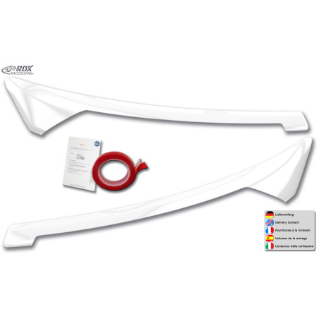 Palpebre fari per FORD Transit Courier & Tourneo Courier (N1P / N3P | 2024+) bianco lucido (Cod. R-R