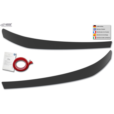 Palpebre fari per HYUNDAI H-1 / H300 / i800 (TQ / 2018+) Light Brows (Cod. R-RDSB232)
