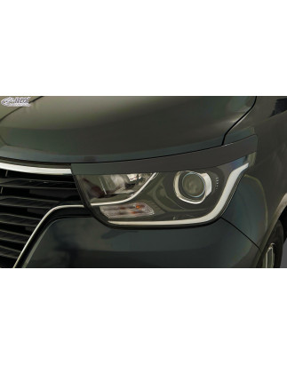Palpebre fari per HYUNDAI H-1 / H300 / i800 (TQ / 2018+) Light Brows (Cod. R-RDSB232)