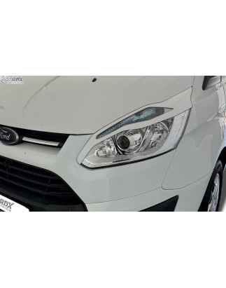 Palpebre fari per FORD Transit Custom & Tourneo Custom (2012-2018) bianco lucido (Cod. R-RDSB233-WS)