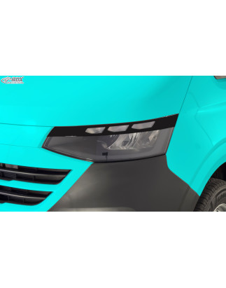 Palpebre fari per VW Transporter / Shuttle / Caravelle (2025-present) nero lucido (Cod. R-RDSB238-GZ
