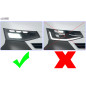 Palpebre fari per VW Transporter / Shuttle / Caravelle (2025-present) bianco lucido (Cod. R-RDSB238-