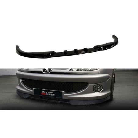SPLITTER ANTERIORE PEUGEOT 206 (for: CC, RC, GTI, S16, XSI, XS, SPORT) (Cod. M-PE-206-CC-FD1G)