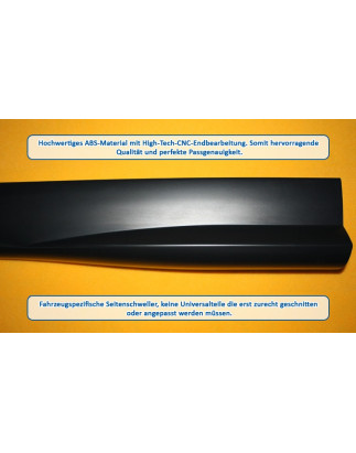Set minigonne per OPEL /  Calibra & VW Passat 35i "Turbo-R"  (Cod. R-RDSL336R)