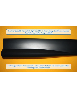 Set minigonne per FIAT Bravo & Brava (182) "Turbo"  (Cod. R-RDSL396)
