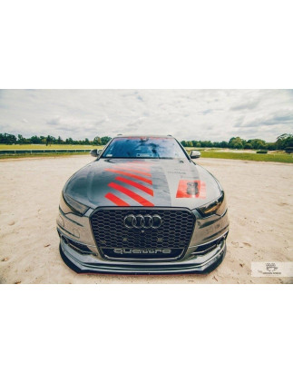 SPLITTER RACING ANTERIORE AUDI A6 C7 S-LINE (2 splitters  1 set) (Cod. M-AU-A6-C7-SLINE-FD2G+CNCA)