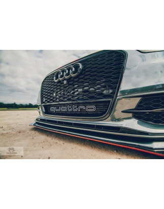 SPLITTER RACING ANTERIORE AUDI A6 C7 S-LINE (2 splitters  1 set) (Cod. M-AU-A6-C7-SLINE-FD2G+CNCA)