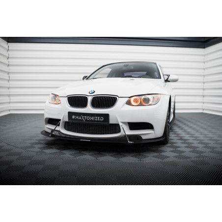 SPLITTER RACING ANTERIORE BMW M3 E92 / E93 (PREFACE MODEL) (Cod. M-BM-3-92-M-FD2G+CNCA)