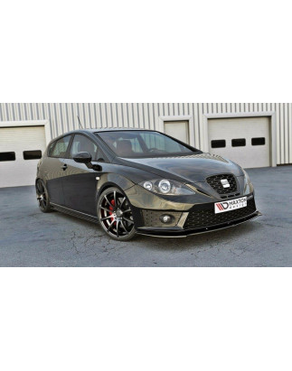 SPLITTER ANTERIORE V.1 SEAT LEON MK2 CUPRA FR (FACELIFT) (Cod. M-SE-LE-2F-FR-FD1G)