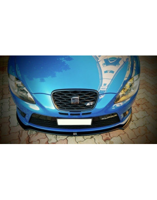 SPLITTER ANTERIORE V.1 SEAT LEON MK2 CUPRA FR (FACELIFT) (Cod. M-SE-LE-2F-FR-FD1G)