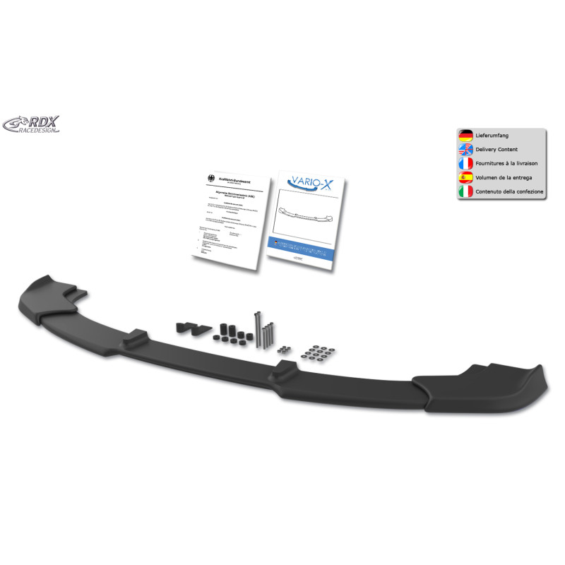 Spoiler anteriore VARIO-X per BMW serie 3 E90 / E91 09/2008+ (M-Technik paraurti)  - BMW 3e (Cod. R-
