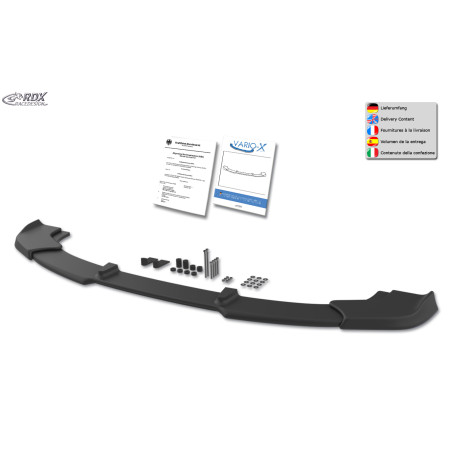 Spoiler anteriore VARIO-X per BMW serie 3 E90 / E91 09/2008+ (M-Technik paraurti)  - BMW 3e (Cod. R-